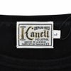 カネルKANELLバスクシャツメンズ長袖ニットソーボナパルトBONAPARTEクルーネックブラック黒無地オーガニックコットンヴィンテージリブ国内正規品でらでら公式ブランド