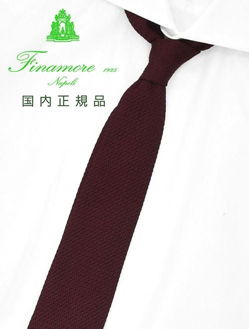 フィナモレ Finamore ニットタイ