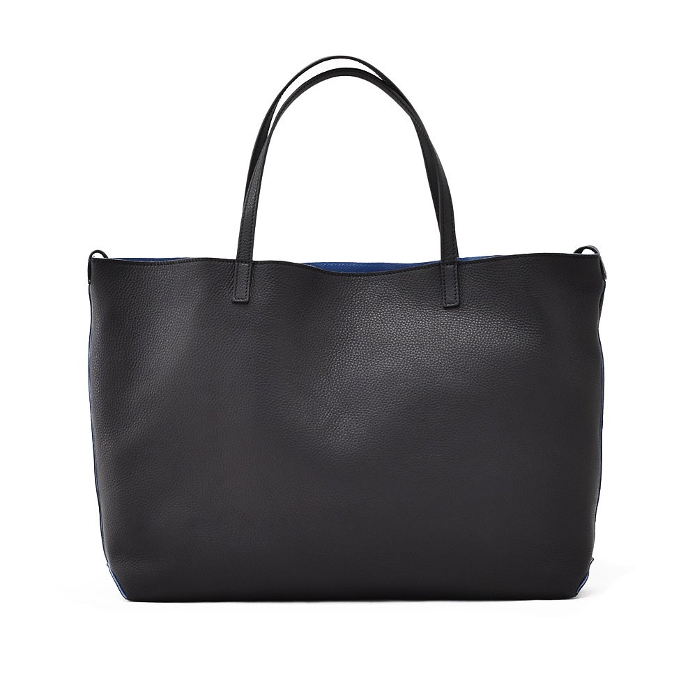 フェリージfelisiビッグトートバッグメンズ2フェイス変形型13/37/LD+SNシュリンクレザー×内側スエードレザーブラックフロントポケット1室構造男女兼用国内正規品でらでら公式ブランド