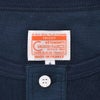 コンションキネットCONCHONQUINETTEヘンリーネックメンズスウェット生地ネイビー紺オーガニックコットンボックスシルエット国内正規品でらでら公式ブランド