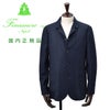 【preSALE!20%off】フィナモレFinamoreシャツジャケットメンズFRANSMフランズムヴァージンウールネイビー紺4つ釦シングルブレスト軽量レギュラーフィット国内正規品でらでら公式ブランド