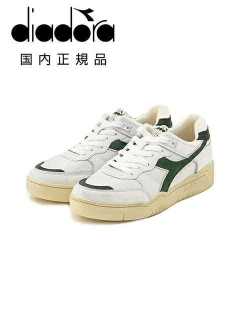 ディアドラ DIADORA レザースニーカー メンズ インドアシューズ
