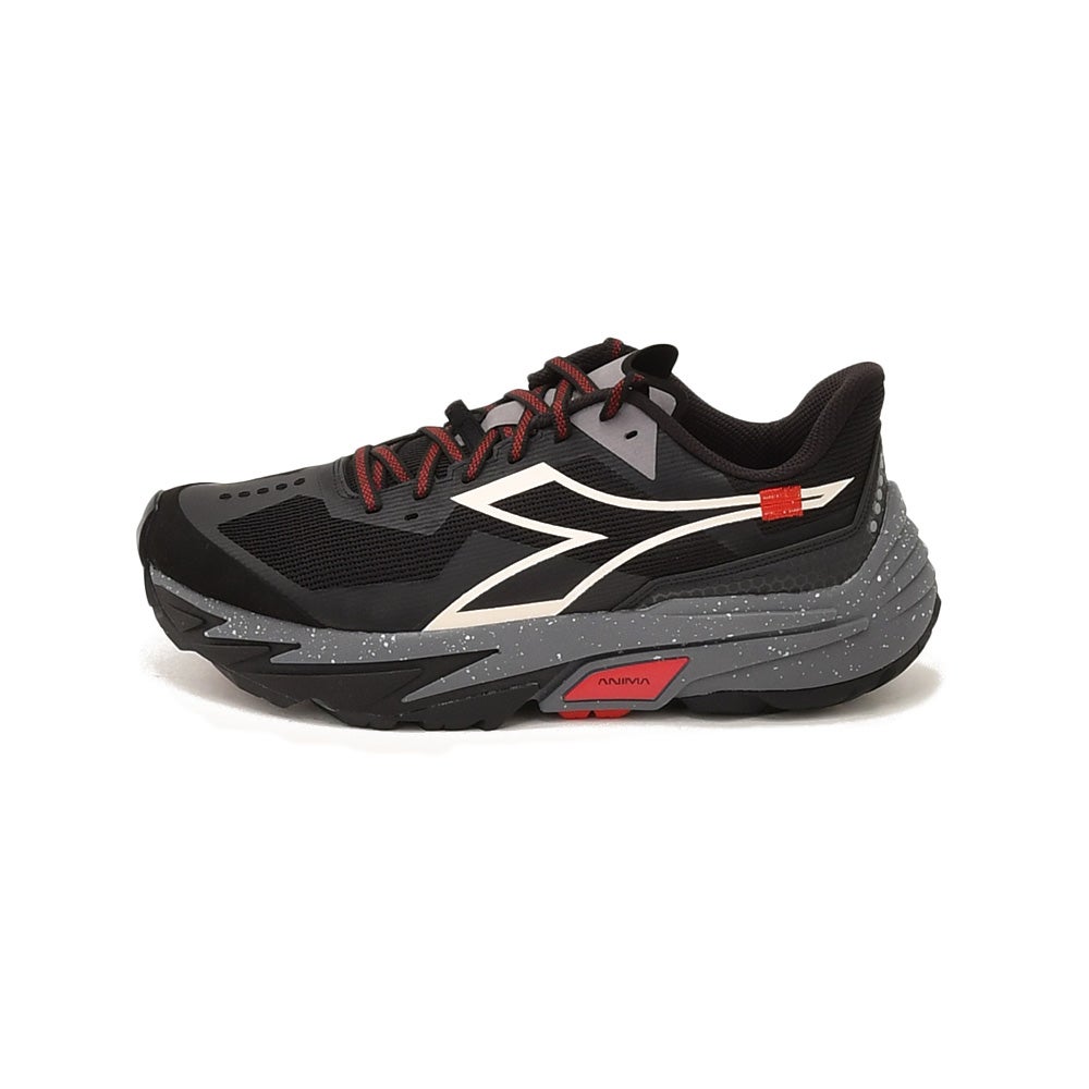 ディアドラDIADORAトレイルランニングスニーカーメンズレースアップシューズSESTRIERE-XT2ブラック×グレーポリエステルメッシュ生地ラバーソール軽量国内正規品でらでら公式ブランド