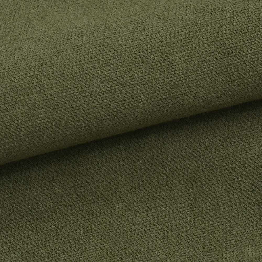 コンションキネットCONCHONQUINETTE長袖トレーナーメンズスウェットシャツカーキオーガニックコットンフリーダムスリーブ裏パイルアイコンパッチ国内正規品でらでら公式ブランド