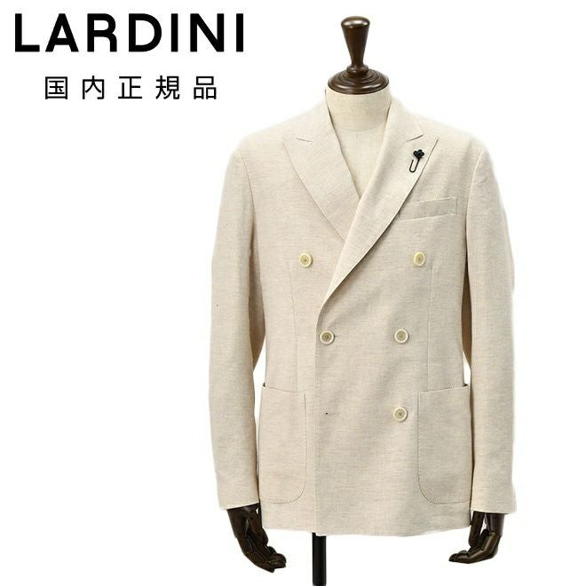 ラルディーニ LARDINI ニットジャケット メンズ 2つ釦シングルフロント