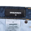 【preSALE!20%off】ディースクエアードDSQUARED2スリムテーパードデニムメンズSKATERJEANスケータージーンインディゴブルー微ダメージペイント加工レザーバックパッチ国内正規品でらでら公式ブランド