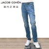 【preSALE!20%off】ヤコブコーエンJACOBCOHENデニムパンツメンズBARDバードモデルブルーウォッシュデニムスリムストレートハラコバックパッチヴィンテージ加工国内正規品でらでら公式ブランド