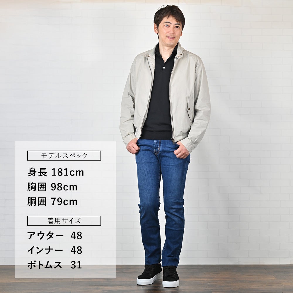 【preSALE!20%off】ヤコブコーエンJACOBCOHENデニムパンツメンズストレッチジーンズBARDバードモデルインディゴウォッシュスリムストレートハラコバックパッチヴィンテージ加工国内正規品でらでら公式ブランド