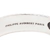 フィリップオーディベールPHILIPPEAUDIBERTバングルメンズFillanlaitonボタニカルモチーフ&ブラックパーツ真鍮ブレスレットシルバーメッキアクセサリーブランド刻印フランス製国内正規品でらでら公式ブランド