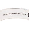 フィリップオーディベールPHILIPPEAUDIBERTバングルメンズFillanlaitonボタニカルモチーフ&ブラックパーツ真鍮ブレスレットシルバーメッキアクセサリーブランド刻印フランス製国内正規品でらでら公式ブランド