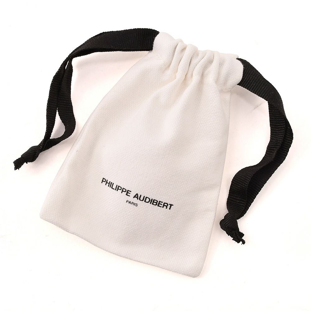 フィリップオーディベールPHILIPPEAUDIBERTバングルメンズFillanlaitonボタニカルモチーフ&ブラックパーツ真鍮ブレスレットシルバーメッキアクセサリーブランド刻印フランス製国内正規品でらでら公式ブランド