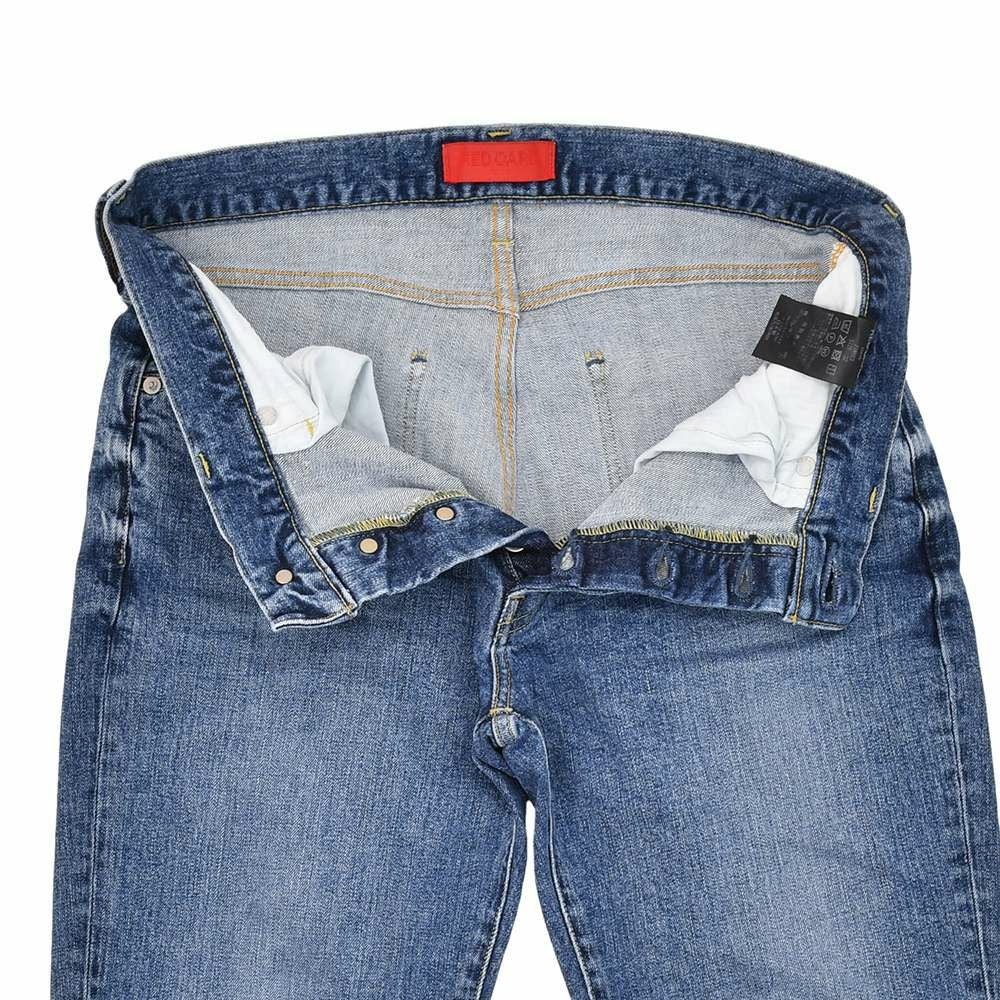 レッドカードトーキョーREDCARDTOKYOストレッチデニムメンズRhythmリズムブルーウォッシュスリムテーパードヴィンテージジーンズ日本製国内正規品でらでら公式ブランド