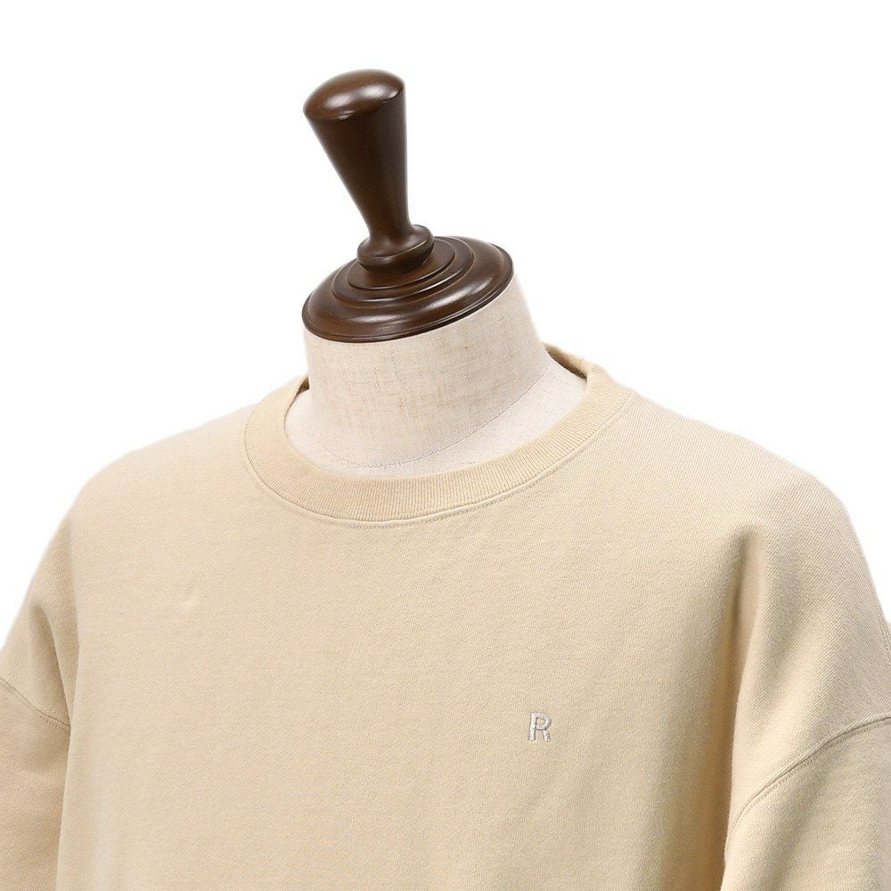 【preSALE!20%off】レッドカードトーキョーREDCARDTOKYO長袖トレーナーメンズスウェットChampモデルベージュ裏パイル仕様ロゴ刺繍ドロップショルダーオーバーサイズ国内正規品でらでら公式ブランド