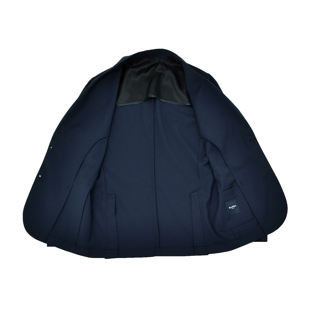 【preSALE!20%off】バルバBARBAカジュアルジャケットメンズシングル2つ釦EASY-J13者混サマーウールネイビー紺スリムフィットノッチドラペル軽量イタリア製国内正規品でらでら公式ブランド