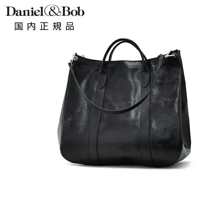 ダニエル&ボブDaniel&BobレザートートバッグメンズクロドーロCULODORORODISMOOTHローディスムースダニボブブラック黒2WAYトートパッチ釦ストラップ国内正規品でらでら公式ブランド