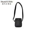 ダニエル&ボブDaniel&Bobショルダーミニポーチ男女兼用コンパクトバッグアルチェALCEシュリンクレザーダニボブブラック黒調節可能コードブランドロゴデザインシルバーパーツ国内正規品でらでら公式ブランド