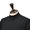 ジョンスメドレーJOHNSMEDLEYモックネックニットメンズ半袖ニットARBERシーアイランドコットン30ゲージブラック黒ハイゲージMODERNFIT国内正規品でらでら公式ブランド