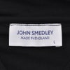 ジョンスメドレーJOHNSMEDLEYモックネックニットメンズ半袖ニットARBERシーアイランドコットン30ゲージブラック黒ハイゲージMODERNFIT国内正規品でらでら公式ブランド