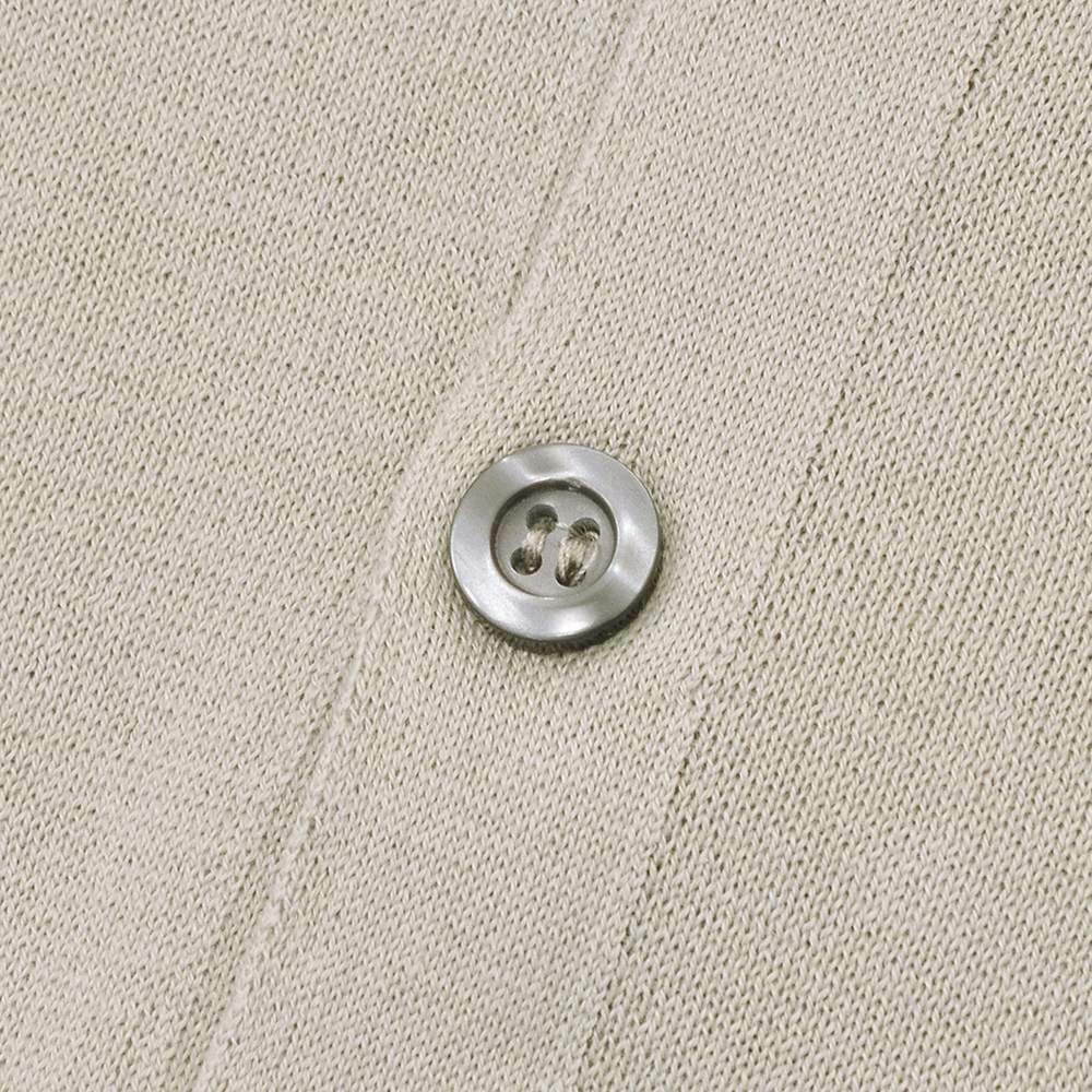 ジョンスメドレーJOHNSMEDLEY半袖ニットシャツメンズカーディガンFOLKEウェルトヘム仕様シーアイランドコットンライトグレー30ゲージEASYFITイージーフィット国内正規品でらでら公式ブランド