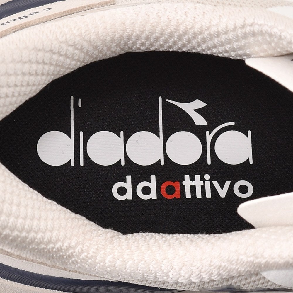 ディアドラDIADORAランニングスニーカーメンズレースアップシューズCELLULAホワイトナイロンメッシュ生地厚底ソールACTIVEコレクション国内正規品でらでら公式ブランド