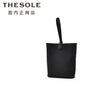 ザソールTHESOLEワンハンドバッグメンズMICHAELスモールタイプキャンバス×防水レザーブラック黒内側人工スエード縦長フォルム国内正規品でらでら公式ブランド