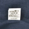 コンションキネットCONCHONQUINETTEリネンシャツメンズ麻シャツLACHEMISEFRONCEセミワイドカラーネイビー紺リネン100％フランス製国内正規品でらでら公式ブランド