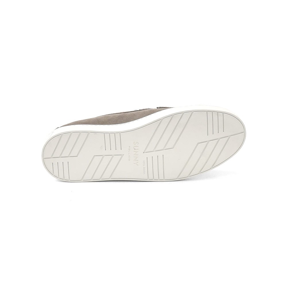 ペリーコサニーPELLICOSUNNYスリッポンメンズモカシン型シューズスエードレザーライトグレーBARTEXバーテックスM0052.0cmソール国内正規品でらでら公式ブランド