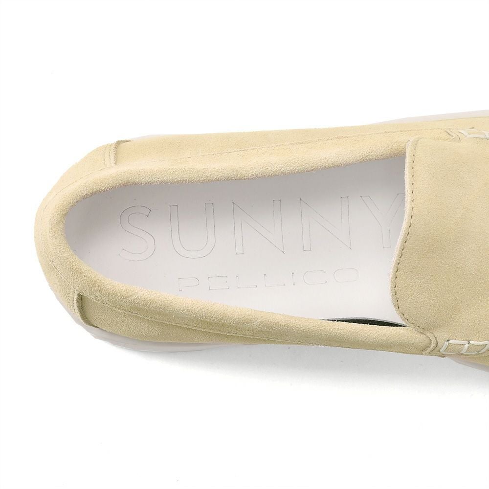 ペリーコサニーPELLICOSUNNYスリッポンメンズモカシン型シューズスエードレザーライトベージュBARTEXバーテックスM0052.0cmソール国内正規品でらでら公式ブランド