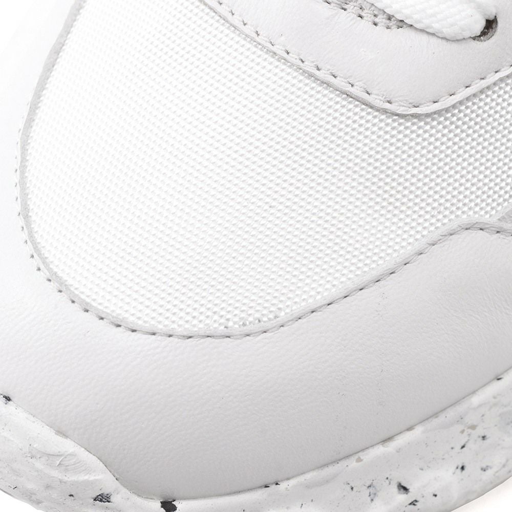 ブロックス79BLOCKS79レザースニーカーメンズレースアップシューズCOBIモデルブラックナンバリング風デザインホワイト白厚底ソール国内正規品でらでら公式ブランド