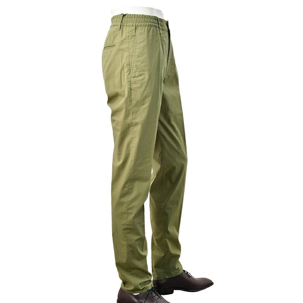 【preSALE!20%off】インコテックススラックスINCOTEXSLACKSイージーパンツメンズ11SA66コットンポプリン生地オリーブゴムウエスト&ドローコードスリムテーパードフィット国内正規品でらでら公式ブランド