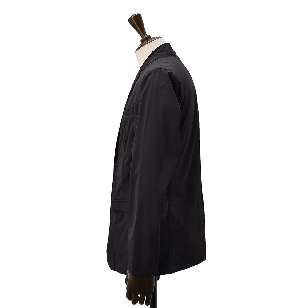 【preSALE!20%off】ヘルノHERNOナイロンジャケットメンズ2つ釦シングル撥水FUNCTIONALWARDROBEブラック黒超軽量ストレッチナイロンGA000179U国内正規品でらでら公式ブランド