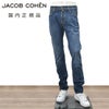 【preSALE!20%off】ヤコブコーエンJACOBCOHENデニムパンツメンズストレッチジーンズBARDバードモデルインディゴブルースリムストレートハラコバックパッチ国内正規品でらでら公式ブランド