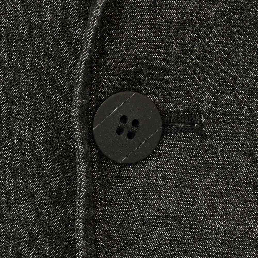 【preSALE!20%off】ジャンネットGIANNETTOシャツジャケットメンズ薄手シャンブレー生地CORALLOコラッロシリーズシングル2つ釦コットンストレッチブラックウォッシュラペルピン背抜き仕様イタリア製国内正規品でらでら公式ブランド