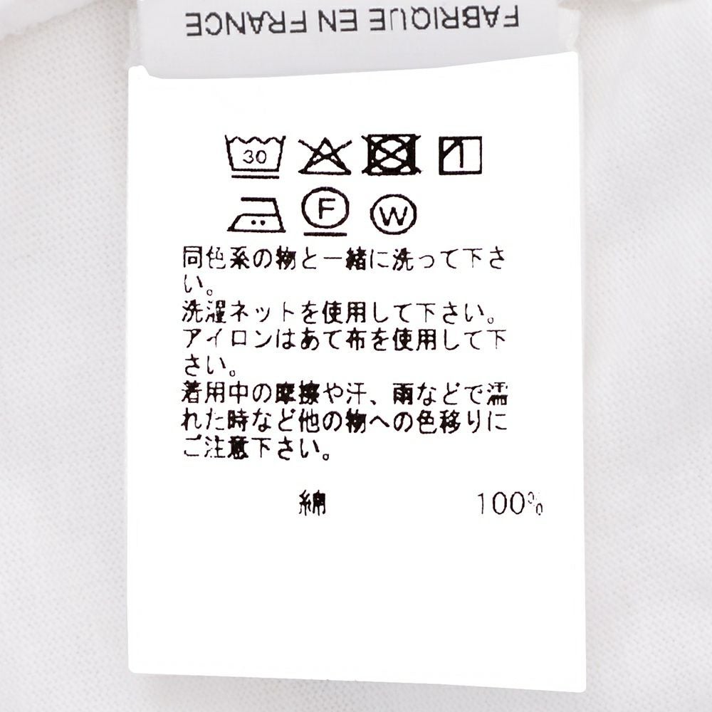 エラシオELACIOモックネック半袖Tシャツメンズショートスリーブカットソーコットンスムースジャージーホワイト白無地デザインレギュラーシルエット国内正規品でらでら公式ブランド