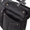 フェリージfelisiトートバッグメンズビッグスクエアフォルム23/3/1/DSシルキーナイロン×レザーブラック黒インバーテッドプリーツポケット1室構造男女兼用国内正規品でらでら公式ブランド