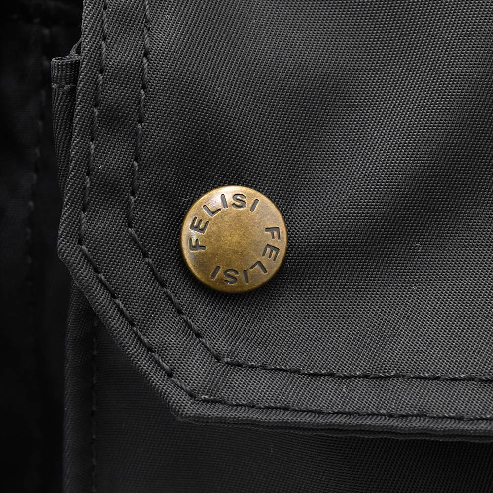 フェリージfelisiトートバッグメンズビッグスクエアフォルム23/3/1/DSシルキーナイロン×レザーブラック黒インバーテッドプリーツポケット1室構造男女兼用国内正規品でらでら公式ブランド
