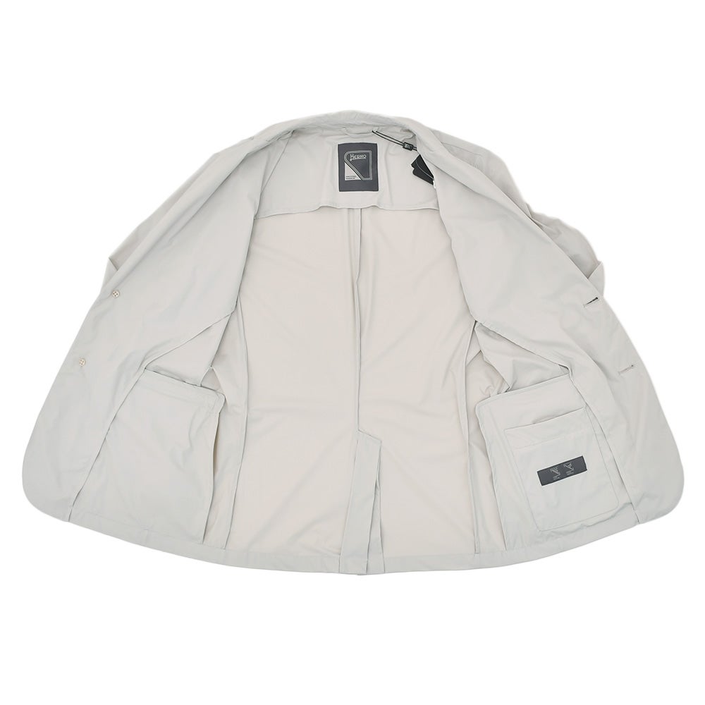 【preSALE!20%off】ヘルノHERNOナイロンジャケットメンズ2つ釦シングルフロント撥水軽量FUNCTIONALWARDROBEアイスグレーストレッチ性GA000179U国内正規品でらでら公式ブランド