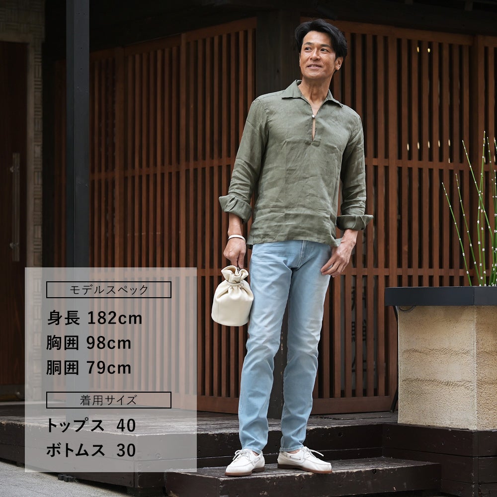 リプレイREPLAYデニムパンツメンズANBASSアンバスHYPERFLEXRE-USEDハイパーフレックスリユーズドライトブルーウォッシュスリムフィットレザーパッチ国内正規品でらでら公式ブランド