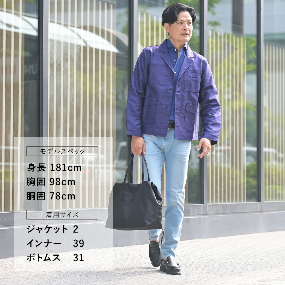 リプレイREPLAYデニムパンツメンズANBASSアンバスHYPERFLEXRE-USEDハイパーフレックスリユーズドライトブルーウォッシュスリムフィットレザーパッチ国内正規品でらでら公式ブランド