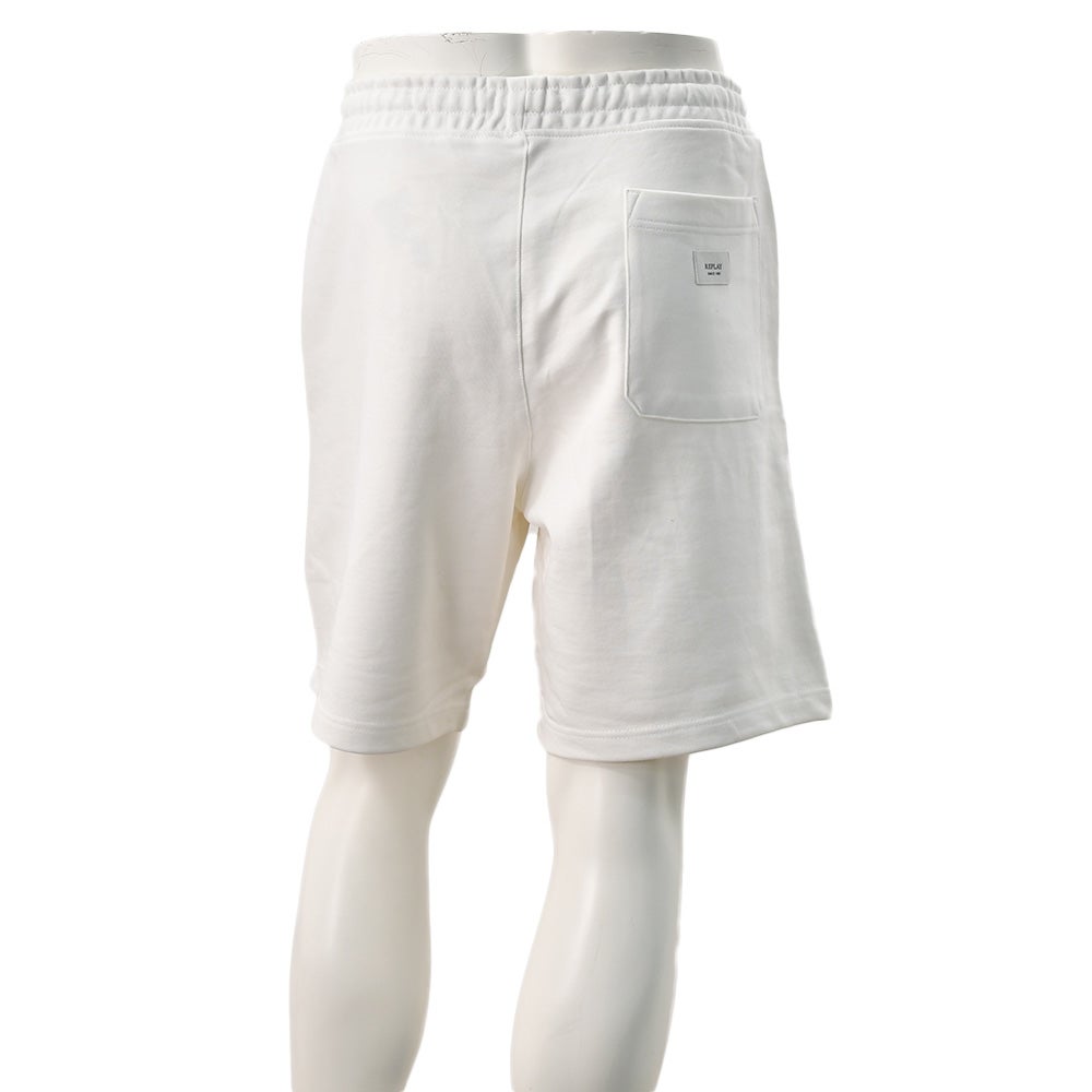 リプレイREPLAYイージーショーツメンズM9032ハーフパンツホワイト白コットンスウェットレギュラーシルエット国内正規品でらでら公式ブランド