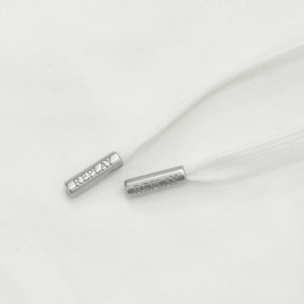 リプレイREPLAYイージーショーツメンズM9032ハーフパンツホワイト白コットンスウェットレギュラーシルエット国内正規品でらでら公式ブランド