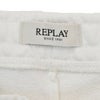 リプレイREPLAYイージーショーツメンズM9032ハーフパンツホワイト白コットンスウェットレギュラーシルエット国内正規品でらでら公式ブランド