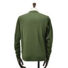 【ポイント8倍7/119:59まで】フィリッポデローレンティスFILIPPODELAURENTIIS長袖ニットソーメンズサマーニットクルーネック仕様クレープコットンオリーブグリーン14ゲージスリムフィット国内正規品でらでら公式ブランド