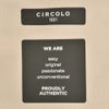 【preSALE!20%off】チルコロCIRCOLO1901カジュアルジャケットメンズシングル2Bコットンストレッチ鹿の子ジャージーベージュ背抜き裏地スリムフィット国内正規品でらでら公式ブランド