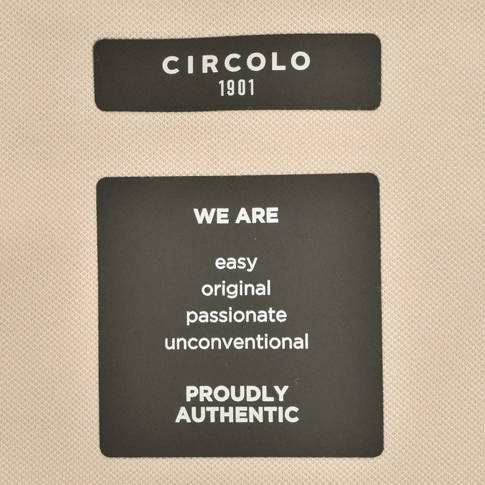 【preSALE!20%off】チルコロCIRCOLO1901カジュアルジャケットメンズシングル2Bコットンストレッチ鹿の子ジャージーベージュ背抜き裏地スリムフィット国内正規品でらでら公式ブランド