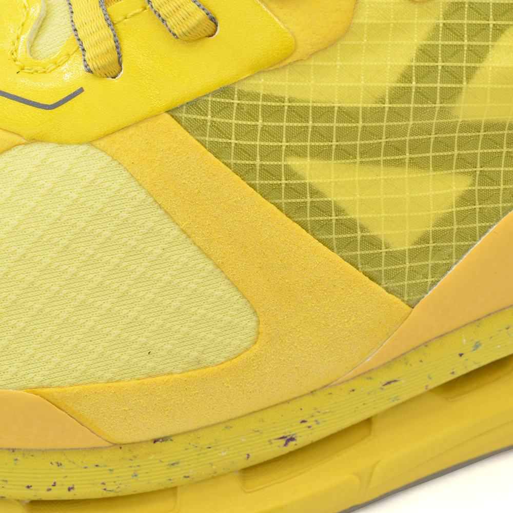 モイスルー360MOISTHROUGH360防水スニーカーメンズ71MICHAELミシェルコラボリサイクルメッシュ素材イエロー黄色通気防水機能搭載レースアップシューズでらでら公式ブランド