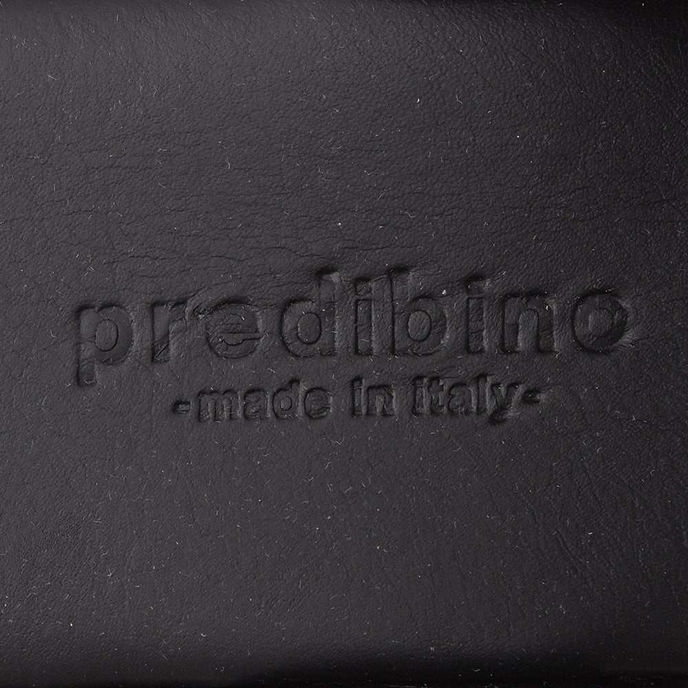プレディビーノPREDIBINOストラップサンダルメンズベジタブルタンニンドレザークロスデザイン25021モデルブラック黒スリッポン型レザーソールフットベッド仕様イタリア製でらでら公式ブランド