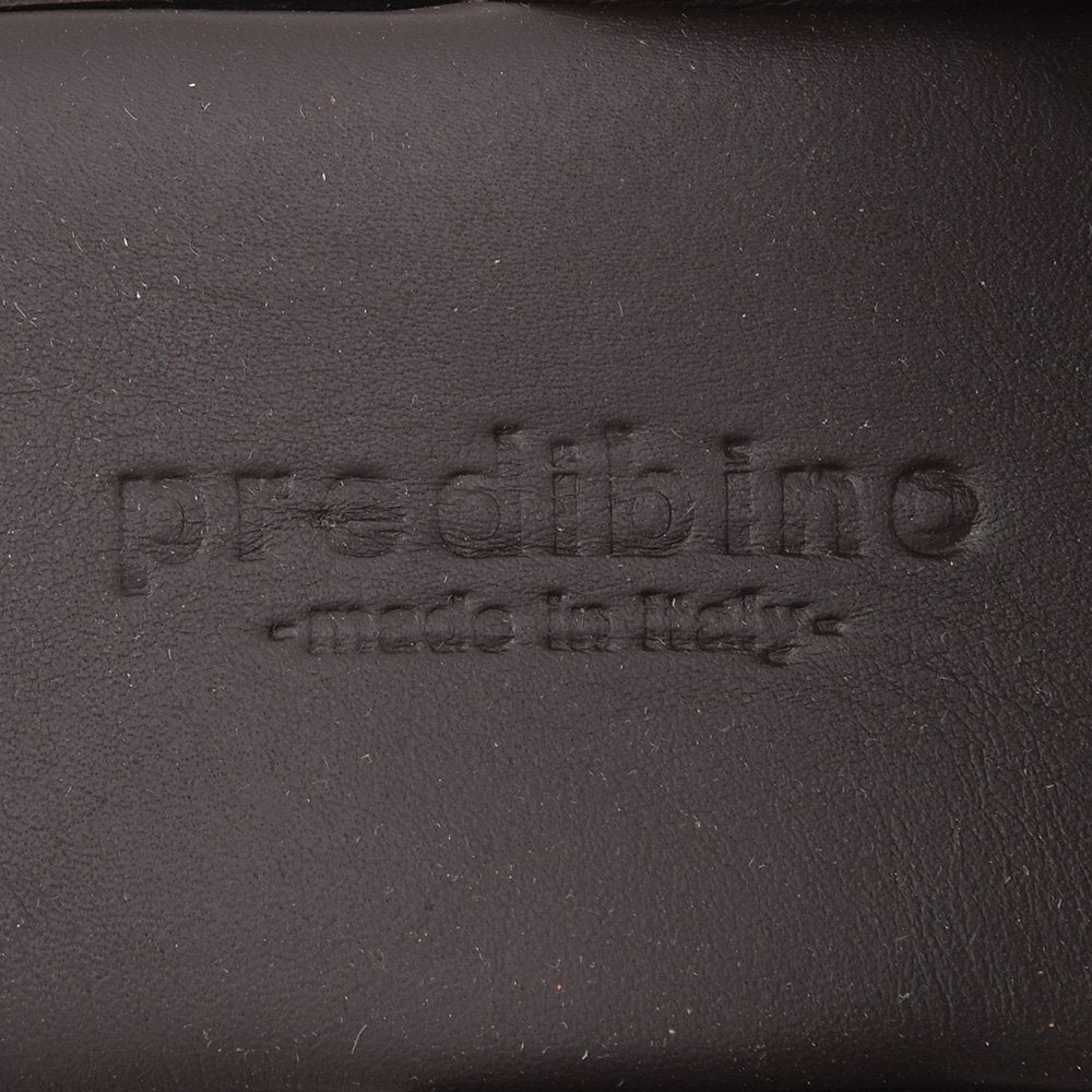プレディビーノPREDIBINOストラップサンダルメンズベジタブルタンニンドレザークロスデザイン25021モデルクオイオブラウンスリッポン型レザーソールフットベッド仕様イタリア製でらでら公式ブランド