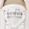 ディアドラヘリテージDIADORAHERITAGEレザーシューズメンズスニーカービーエリート84B.ELITE84カーフレザーホワイト×シルバーラバーソールレースアップ国内正規品でらでら公式ブランド
