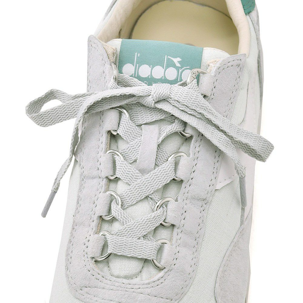 ディアドラヘリテージDIADORAHERITAGEスニーカーメンズローカットシューズエキップEQUIPECANVASSWEVOキャンバス×スエードスカイブルー×グリーンラバーソール国内正規品でらでら公式ブランド